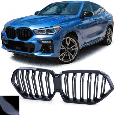 Grila dubla sport tuning BMW X6 G06 M-LOOK NOU foto