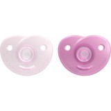 Philips Avent Soothie SCF099/22 0-6 m suzetă Pink 2 buc