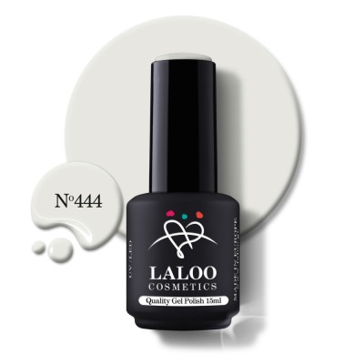 &amp;Nu;&amp;omicron;.444 Grey White | Laloo gel polish 15ml foto