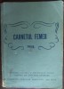 CARNETUL FEMEII 1958 (CENTRUL DE EDUCATIE SANITARA/COMITETUL FEMEILOR DEMOCRATE)