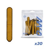 Set 20 ornamente reflectorizante galben pentru trotineta electrică Xiaomi M365 | Motorevolution