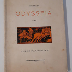 Carte veche 1929 Homer Odysseia editia Cezar Papacostea