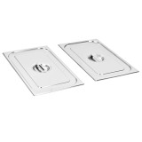 Cumpara ieftin Capace pentru tavă GN 1/1, 2 buc., oțel inoxidabil