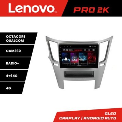 Navigatie Subru Legacy 2010-2015 Lenovo Kit-458 8 core QLED 2K 4+64 360 Android Waze USB Navigatie Internet Youtube Radio CarStore Technology foto