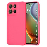Husa silicon Motorola Moto G15 Asteroid GSM SoftFlex, fucsia