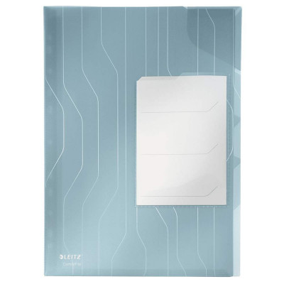 Mapa cu 3 Separatoare CombiFile Jumbo din Plastic Leitz, 3x20 Coli, Albastra, Mape Documente, Mapa cu Separatoare, Mapa pentru Documente, Mapa Protect foto