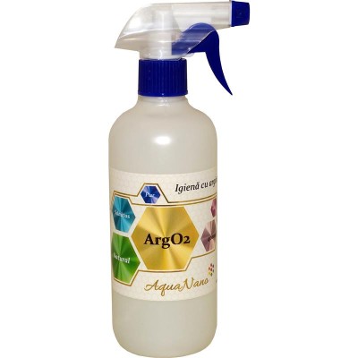 Solutie Antibacteriana cu Argint si Oxigen Activ ArgO2 400ml Aghoras foto