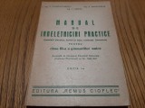 MANUAL DE INDELETNICIRI PRACTICE (Zootehnie,..) - I. Chirita -1947, 223 p., Clasa 11, Stiintele Naturii