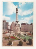 FA129 -Carte Postala- SUA - Indianapolis, Indiana. Monument Circle, necirculata