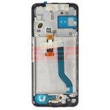 LCD+Touchscreen cu Rama MOTOROLA Moto G50 5G BLACK Original Service Pack