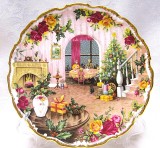 FARFURIE DECORATIVA PORTELAN ENGLEZESC ROYAL ALBERT DECOR CRACIUN - CHRISTMAS MAGIC 21 CM