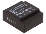Transformator &icirc;ncapsulat 1VA 230V 15V 67mA PCB