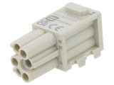 Conector Modular Mamă Han-Modular Domino 6 PIN 1 Modul