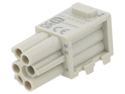 Conector Modular Mamă Han-Modular Domino 6 PIN 1 Modul foto