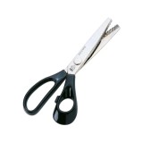 Foarfeca de croitorie din otel carbon C50 nichelat, lame zimtate pentru taiere zig-zag, manere inegale, Premax, colectia Classica, 20cm (8&Prime;)