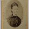 STUDIO ELKAN , ROUBAIX , DOAMNA CU COC , FOTOGRAFIE C.D.V. , SFARSITUL SEC. XIX