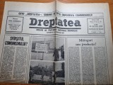 Dreptatea 26 februarie 1990-art. sfarsitul comunismului ?