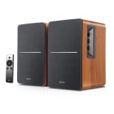 BOXE EDIFIER 2.0, RMS: 42W (2 x 21W), telecomanda wireless, volum, bass, treble, sub-out, brown, &quot;R1280TS-BR&quot; (timbru verde 11.00 lei)
