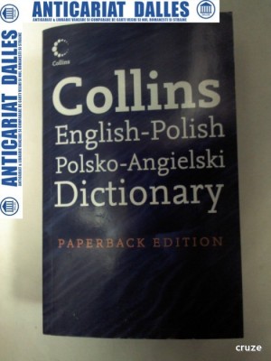 COLLINS DICTIONAR POLON-ENGLEZ si ENGLEZ-POLON foto