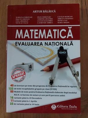 Matematica Evaluare nationala Arthur Balauca foto