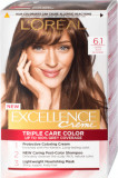 Loreal Paris EXCELLENCE CREME Vopsea de păr permanentă cu amoniac 6.1, 1 buc