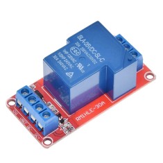 Modul releu izolat 5V - 30A cu declansare la nivel inalt/scazut