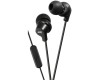 Casti JVC HA-FR15-B-EF, Cu fir, In-Ear, Microfon, mufa in L compatibila cu iPhone, Negru