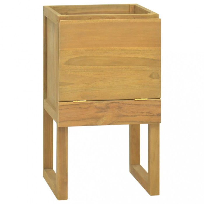vidaXL Dulap de baie, 45x45x75 cm, lemn masiv de tec
