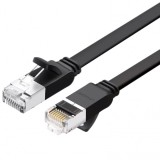 Cablu Retea UGREEN NW101 Flat, UTP, Cat6, 2m, Negru