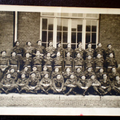 P.024 CARTE POSTALA FOTOGRAFIE WWII BELGIA MILITARI