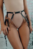 TOY232RR-1 Ham fetish cu curele din piele ecologica