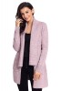 A742-5 Cardigan casual accesorizat cu buzunare