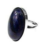 Cumpara ieftin Inel argint reglabil masiv lapis lazuli 25x18 MM