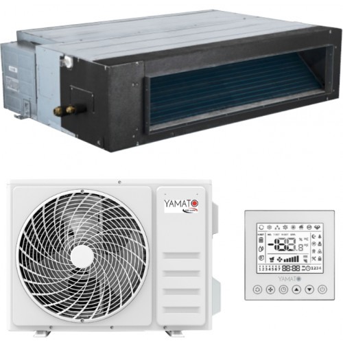 Aer conditionat tip duct YAMATO 42000Btu YD42T1, A++/A+, Wifi Ready, Pompa condens inclusa, Auto-restart, Auto-diagnoza, Timer, Sleep, Eco, Inverter,