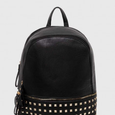 Answear Lab rucsac femei, culoarea negru, mic, cu imprimeu