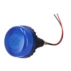 Girofar LED Albastru 36W flexibil prindere surub central moto