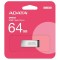 Flash drive metalic 64GB USB 3.2 Adata UR350-64G-RSR/BK