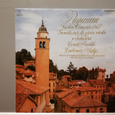 Paganini – Concerto no 1 for Violin (1980/Panton/Czech) - Vinil/Vinyl/NM+