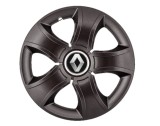 Cumpara ieftin Set 4 capace roti Bis Negru R16 pentru gama auto Renault, Autohelix MSA