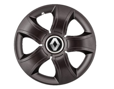 Set 4 capace roti Bis Negru R16 pentru gama auto Renault foto
