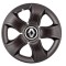 Set 4 capace roti Bis Negru R16 pentru gama auto Renault
