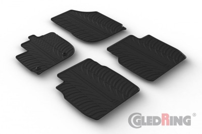 Set covorase auto din cauciuc Honda Jazz, Crosstar 01.2021, Negru, Gledring, 4 buc. foto