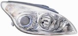 Far Hyundai I30 (FD) 03.2007-03.2012 TYC partea Dreapta cu bec H1+H7, argintiu, reglaj electric fara motoras