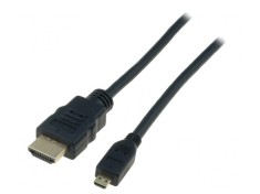 Cablu HDMI 1.4 Micro HDMI 2m Negru foto