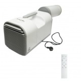 Aparat de aer conditionat portabil 4100 BTU, 420W, 220V cu functie dezumidificare, ventilatie, telecomanda, mod somn, kit instalare inclus Breckner Ge
