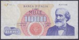 Bancnota Italia 1.000 Lire 1962 - P96a VF ( G.Verdi - vezi descriere )