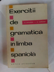 Exercitii de gramatica in limba spaniola - G. ESCUDERO foto