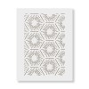 Sablon 890x580x0.7mm Hexagon Refolosibil, model MXSP7034