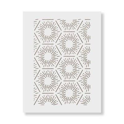 Sablon 890x580x0.7mm Hexagon Refolosibil, model MXSP7034 foto
