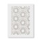 Sablon 890x580x0.7mm Hexagon Refolosibil, model MXSP7034